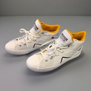 NEW Chuck Taylor Converse All Star Flux Ultra High Top Wht Burgundy Yellow Sz 10